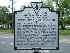 Midlothian Mine Disaster Memorial